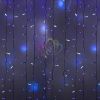 Гирлянда светодиодный Дождь 2х3 м, эффект мерцания, белый провод, 230 В, диоды синие Neon-Night 235-213