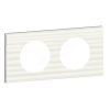 Рамка, двухпостовая, Corian белый рельеф LEGRAND 069012