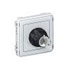 Plexo Выключатель с ключом 2контакта НО серая LEGRAND 069535