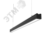 Светильник светодиодный Mercury Pro подвесной 15 Вт 3000 К 1010х65х65 мм IP54 RAL9005 черный муар с рассеивателем опал, с декоративным проводом 2 м и  Вартон V1-R0-90257-30000-5401530
