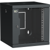 ITK LINEA WS Шкаф 10" 9U 320х310мм дверь обзорная со стеклом черный