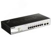 Коммутатор управляемый L2 8 портов 10/100/1000 Мб/с, 2хSFP D-Link DGS-1210-10/FL1A