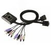 Переключатель KVM 2 порта, DVI-D, USB, 1920 x 1200 Aten CS682