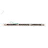 Панель 19'', 0,5U, 24 порта, Кат.6, RJ45/8P8C, экран., металлик NIKOMAX/NIKOLAN NMC-RP24SE2-HU-MT