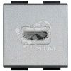 LivingLight Разъем HDMI алюминий BTicino NT4284