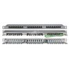 Патч-панель высокой плотности 19' 0.5U 24 порта RJ45 категория 5E Dual IDC экранированная Hyperline 244077