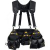 Пояс монтажника KBS-5, в комплекте 3 сумки, пояс и подтяжки KRAFTOOL 38760-5