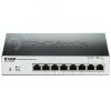 Коммутатор настраиваемый L2 PoE 8 портов, 4хPoE 10/100/1000 Мб/с, 4хRJ45, 80 Вт D-Link DGS-1100-08PLV2/A1A
