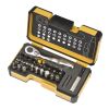 Набор бит SL/PH/PZ/Tx/HEX/TxTR/BH/MS с мини трещоткой в кейсе, 33 шт Felo 05773306