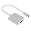 Переходник USB Type C на HDMI 19F, белый Greenconnect GCR-UTC2HD