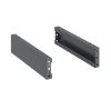 Панели цоколя для корпусов CQE &#38; CQE N, ШхГ 1400 мм, В=100 мм, RAL7011, комплект - 2 шт. RAM block