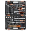 Набор инструментов, 1/2'' , 1/4'' , CrV, в кейсе 76 предм'' Вихрь 73/6/7/4