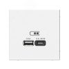 ARTGALLERY USB розетка A + тип-C 45Вт высокоскор.заряд. QC, PD, механизм, лотос SE (Systeme) GAL001329