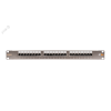 Панель 19, 1U, 24 порта, Кат.5e, RJ45/8P8C, экран., металлик NIKOMAX/NIKOLAN NMC-RP24SD2-1U-MT