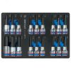 Набор торцевых насадок 1/2', TORX, HEX, L = 80 мм, ложемент, 18 предметов King Tony 9-4138PRV