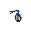 Затвор дисковый поворотный межфланцевый DN 100 PN 16 тип 017W диск чугун, с рукояткой DENDOR CMFC17W01000