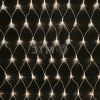 Гирлянда Сеть 2х1,5 м, свечение с динамикой, прозрачный ПВХ, 288 LED, 230 В,  тёплый белый Neon-Night 215-046