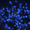 Гирлянда Мультишарики 17,5 мм, 20 м, черный ПВХ, 200 диодов, синий Neon-Night 303-503