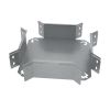 Х-разветвитель 100х300 мм ПЛЮС INOX304 КМ-профиль PL5740