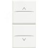 Axolute Кнопка двойная с блокировкой 1Р (NO) + 1Р (NO) 10А 250В~ белый LEGRAND HD4037