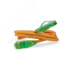 Патч-корд U/UTP. Cat.6a (100% Fluke Component Tested) 10G. LSZH. 20 м. оранжевый Hyperline PC-LPM-UTP-RJ45-RJ45-C6a-20M-LSZH-OR
