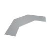 Крышка лестничного горизонтального угла 90 гр. 300 мм INOX304 КМ-профиль LO11733