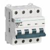 Выключатель автоматический 4P кривая C 6A 10кА ВА-105 SE (Dekraft) 13187DEK