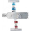Клапан игольчатый двухвентильный SS-2R FM20х1.5-MM20х1.5 (внутр.-наруж.) нерж. сталь макс.рабочее давление 40 МПа РОСМА 00000034418
