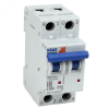 Выключатель автоматический двухполюсный 5А C 6кА DCBM63-2C5-DC-УХЛ3 КЭАЗ 261244