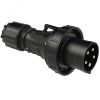 Вилка кабельная 63А/400V/3P+N+E/IP67, черная PCE 035-6xs