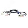 Кабель KVM HDB-15, USB, аудио, 1.8 метра Aten 2L-7DX2U