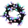 Гирлянда Мультишарики 17,5 мм, 10 м, черный каучук, 80 LED, RGB Neon-Night 303-679
