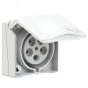 Розетка встраиваемая 32А/400V/3P+N+E/IP44 PCE 855-6v