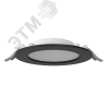Светильник светодиодный ДВО-DL-01 Slim 20Вт 4000К 176*39мм IP65/40 черный опал Вартон V1-RF-90083-10000-6502040