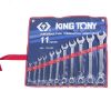 Набор комбинированных ключей, 1/4'-15/16', 11 предметов King Tony 1211SR
