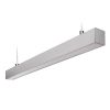 Светильник линейный светодиодный подвесной. (5000К). 2800Лм. Алюминий. Цвет серебро. Uniel ULO-K10D 30W/5000K/L60 IP65 SILVER
