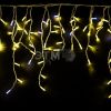 Гирлянда Айсикл 4,8х0,6 м, с эффектом мерцания, белый ПВХ, 176LED,  Жёлтый, 230В Neon-Night 255-161