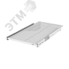 Полка выдвижная 19д Ш418хГ400мм для шкафа глубиной 600мм серая TLK TLK-SHFC-400R-GY