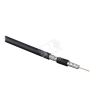 Кабель коаксиальный RG-6. 75 Ом (ТВ. SAT. CATV). жила - 18 AWG (1.02 мм. омедненная сталь). общий диаметр 6.9мм. PVC. черный (бухта 100 м) Hyperline 49057
