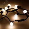 Гирлянда светодиодная декоративная ARD-BALL-CLASSIC-D17.5-10000-BLACK-100LED WARM (230V, 7W) (ARDCL, IP65) Arlight 025584
