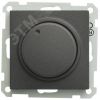 W59 Светорегулятор скрытый без рамки 300ВТ черный бархат SE (Systeme) SR-5S0-6-86