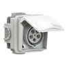 Розетка встраиваемая 16А/400V/3P+N+E/IP44, офисная PCE 00-00024734