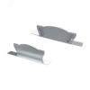 Заглушка для AЛм-ARC-DOUBLE серая с отверстием (ARL, металл) Arlight 026795