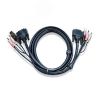 Кабель KVM DVI-Dх2, USB, аудио, 1.8 метра Aten 2L-7D02UD