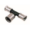 Тройник пресс 40х50х40 переходной, ПВДФ Henco 12PK-405040