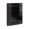Щиток встраиваемый с дверцей 24 мод.,IP41, черный, с клеммным блоком 63А