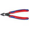 Бокорезы ElecTronic Super KNips вороненые 125 мм Knipex KN-7881125SB