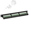 Патч-панель высокой плотности 19'. 48 портов RJ-45. UTP. Cat.5e. 1U СУПР 10-0406
