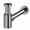 Сифон LINEIS-MINI для раковины 1'1/4 x 32 мм отвод с розеткой, латунь в хроме WIRQUIN 31640003