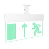 Оповещатель световой с резервным источником питания Молния-220 Ультра Человек влево стрелка вверх в дверь зеленые светодиоды Вистл Молния Ультра 220 ЧелВлСтрДв